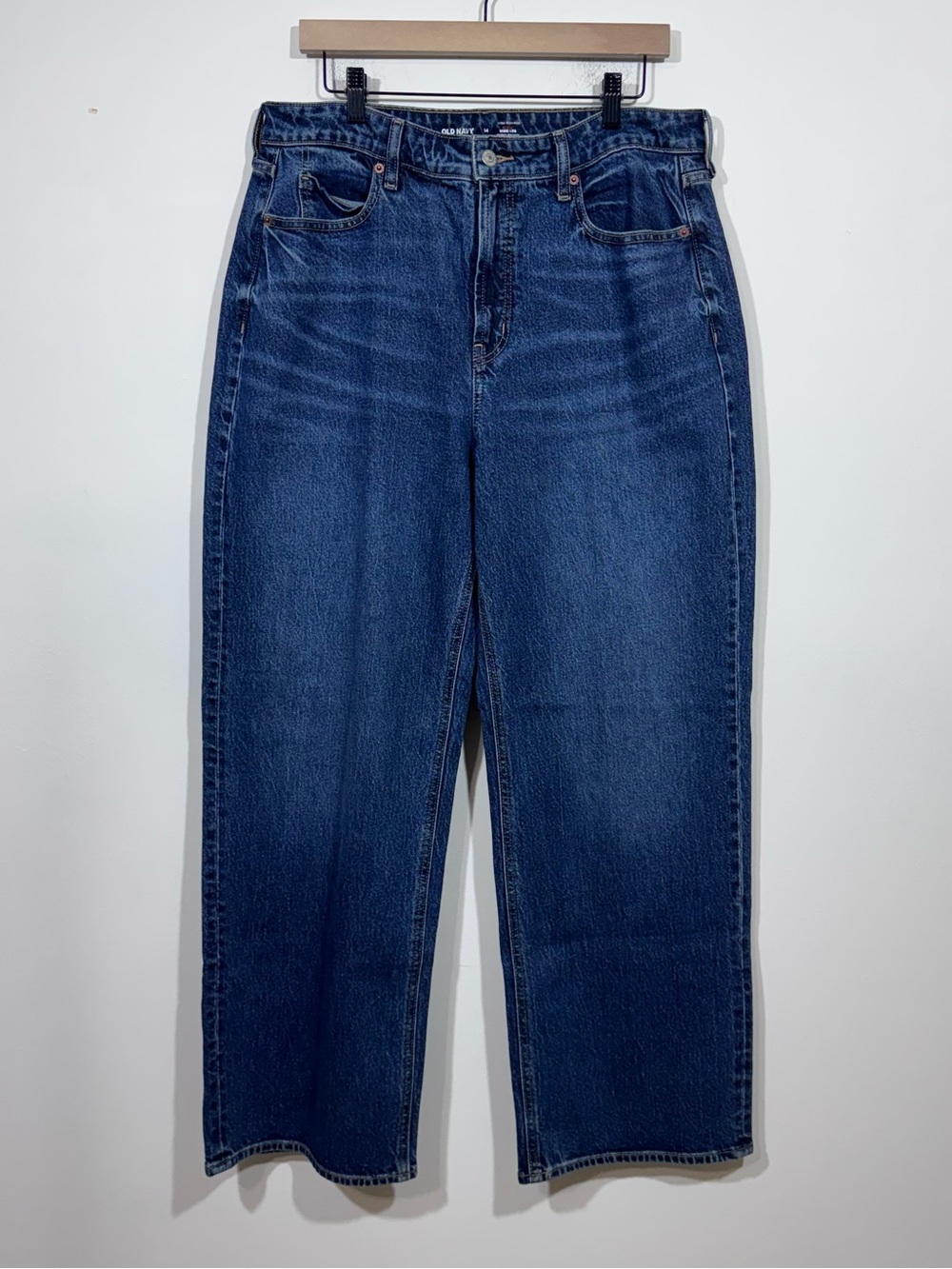 Old Navy Curvy Extra High-Rise Wide-Leg Jeans Womens Size 14